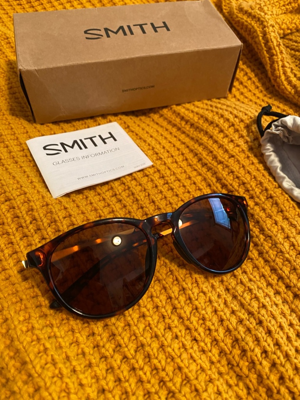 SMITH Tortoiseshell Frame with Brown Lenses Sunglasses